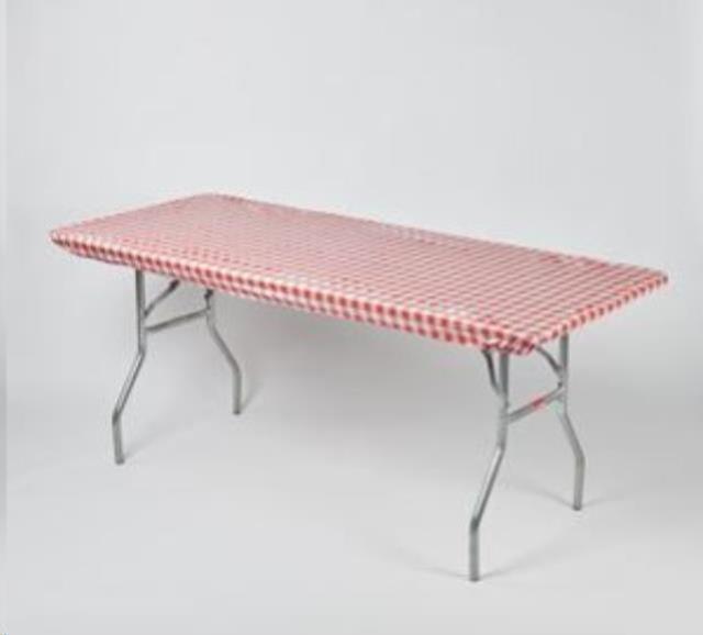 Rental store for 6 x30 Red Gingham Kwik-Cover in Delano MN