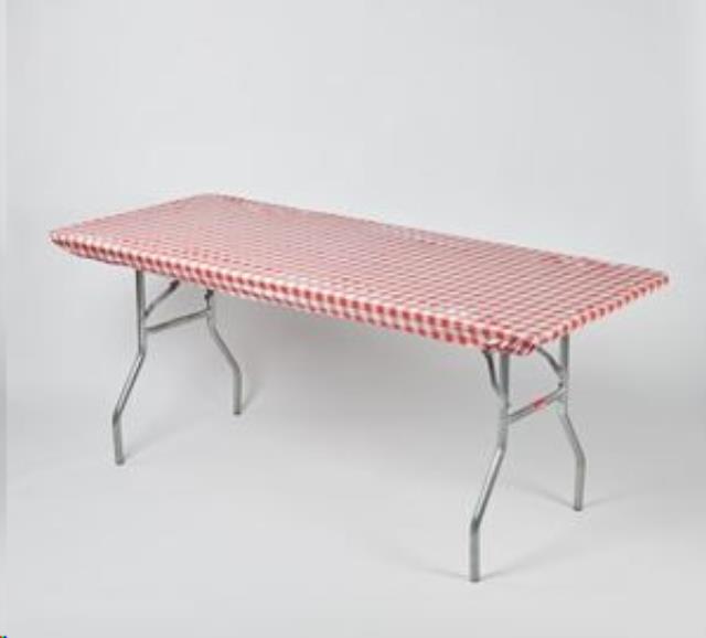 Rental store for 8 x30 Red Gingham Kwik-Cover in Delano MN