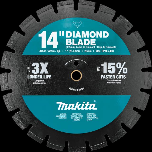 Where to find Blade, Diamond 14 Conc Asph Makita in Delano